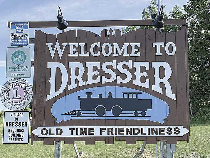 Welcome To Dresser Old Time Friendliness Sign