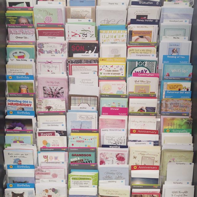 Services - Greeting Card Rack